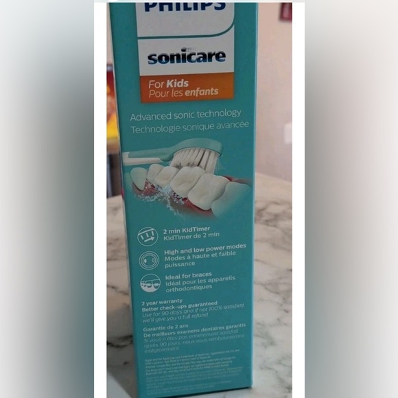 Philips Sonicare HX6321/02 Rechargeable Electric Toothbrush for Kids. NIB NEW! - Picture 4 of 5